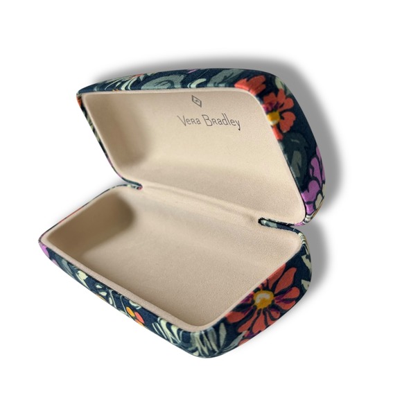 Vera Bradley Floral Eyeglass Case Glasses Spectacles Protector Hard Shell - Picture 4 of 5